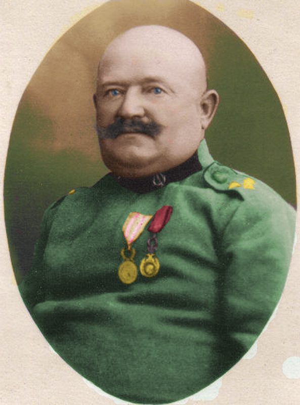 Raja I. Andrejević, tambur-mažor